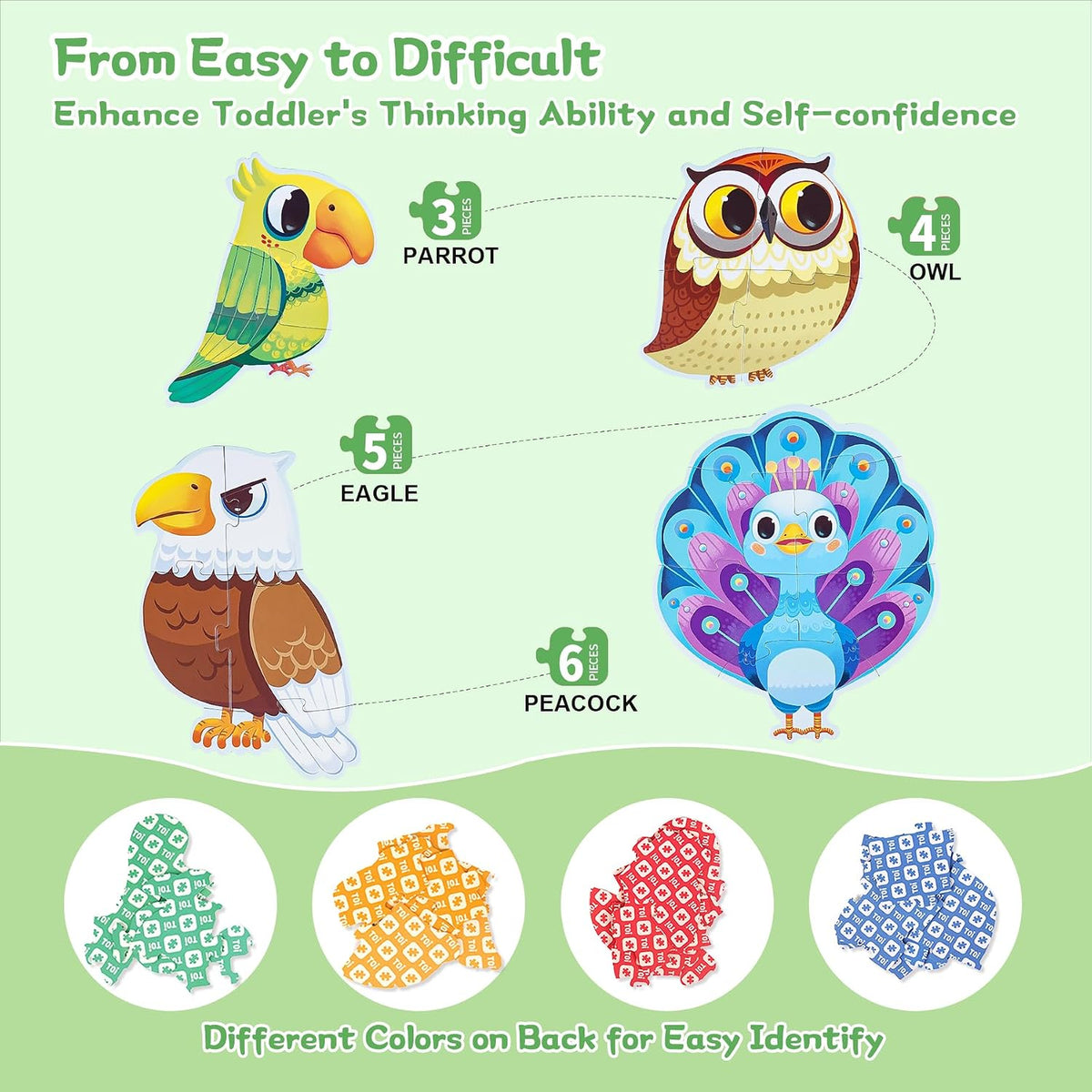 My First Animal Puzzle Adventure Big Pieces for Little Hands Ages 2+