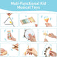 My First Music Makers Wooden Montessori Instrument Set for Toddlers Ages 3+ 9 Piece Musical Toy Collection