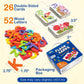 My First ABC Adventure Wooden Flash Cards & Letter Matching Learning Kit