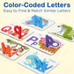 My First ABC Adventure Wooden Flash Cards & Letter Matching Learning Kit