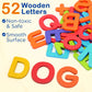 My First ABC Adventure Wooden Flash Cards & Letter Matching Learning Kit
