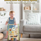 Wooden Push and Pull Multiple Activities Learning Center – Perfect Gift For New Walkers