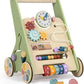 Wooden Push and Pull Multiple Activities Learning Center – Perfect Gift For New Walkers