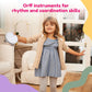 Music and Rhythm Educational Wooden Set Musical Instruments Set for Toddlers Ages 3+