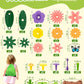 Bloom & Build Flower Garden STEM Adventure 183 Piece Creative Building Set for Kids Ages 3 to 8