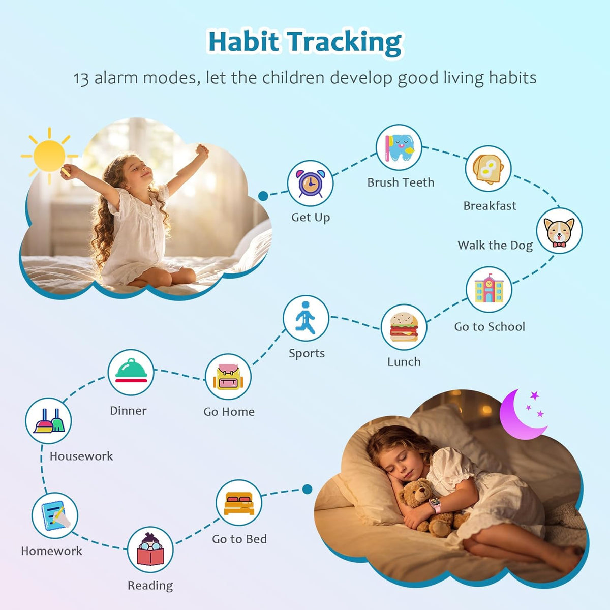 My First Smart Watch for Kids with HD Camera Games Music and Video Recorder