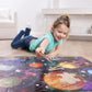 Piece Together the Solar System Jumbo Floor Puzzle for Kids Ages 3+