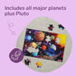 Piece Together the Solar System Jumbo Floor Puzzle for Kids Ages 3+