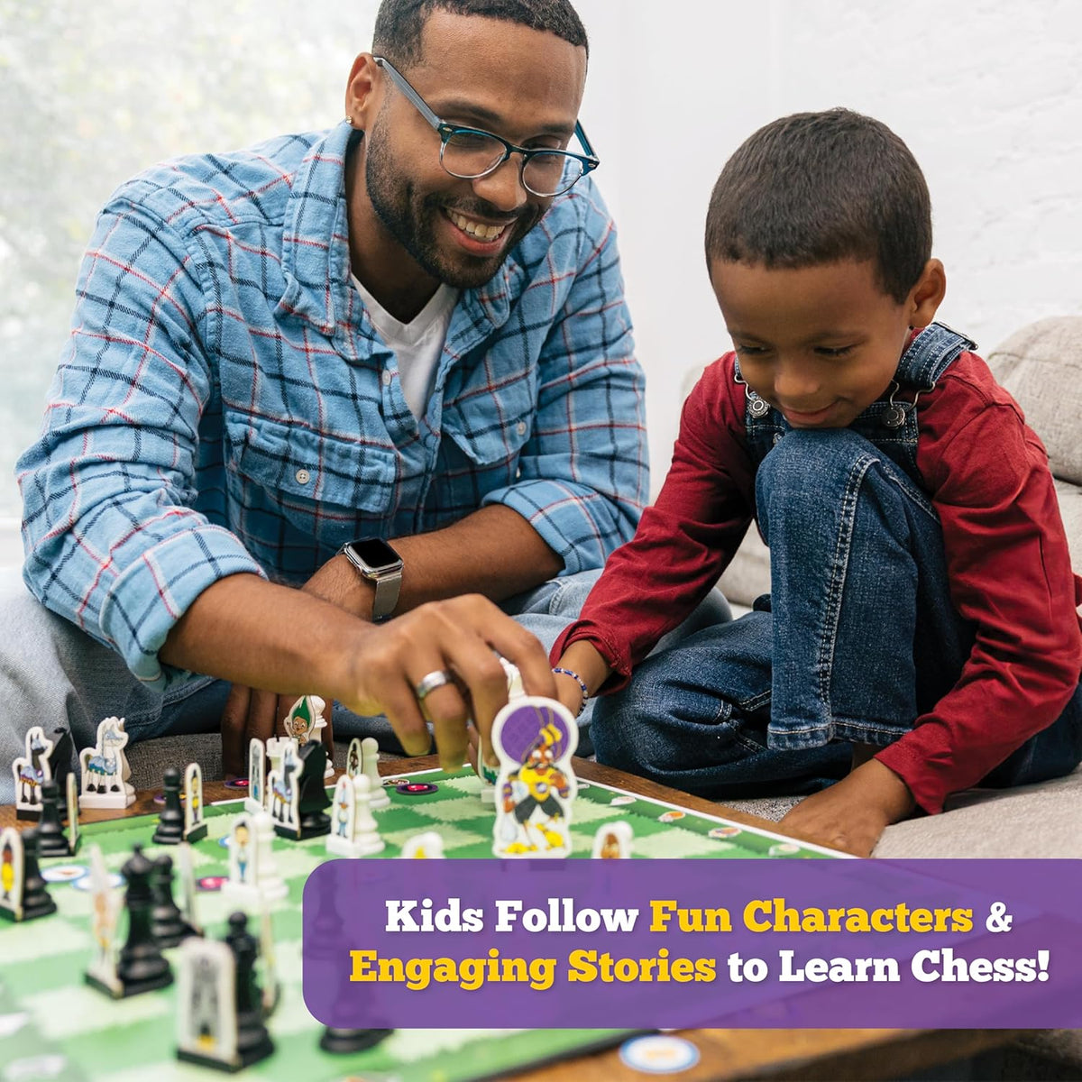 Learn Chess Through Play Board Game for Kids Ages 3+