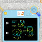 Kids LCD Writing Tablet for Learning Drawing and Creative Screen Free Play