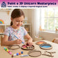 Create Your Own Magical Unicorn 3D Painting Kit for Kids Ages 6+ Wooden Arts and Crafts DIY Unicorn Decor Set