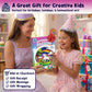 Create Your Own Magical Unicorn 3D Painting Kit for Kids Ages 6+ Wooden Arts and Crafts DIY Unicorn Decor Set