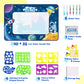 Magic Water Doodle Mat Space Adventure Reusable Drawing & Coloring Mat for Kids