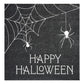 American Greetings 50-Count 5 In. X 5 In. Beverage Napkins, Spiderweb Halloween Party Supplies
