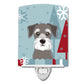 Carolines Treasures Winter Holiday Schnauzer Ceramic Night Light, 6x4, Multicolor