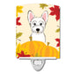 Carolines Treasures Westie Thanksgiving Ceramic Night Light, 6x4, Multicolor