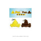 Bed of Nails 2030 Pee & Poo Key Ring Set
