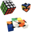 Rubik's Cube 3 Piece Gift Set | Squishy Cube, Infinity Cube, Spin Cublet | One Size, Red, Model 91400, Plastic