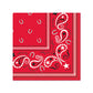 Bandana Luncheon Napkins (Pack of 12)