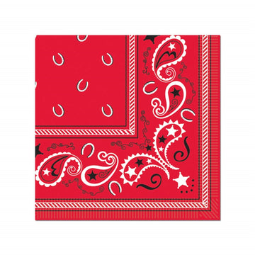 Bandana Luncheon Napkins (Pack of 12)