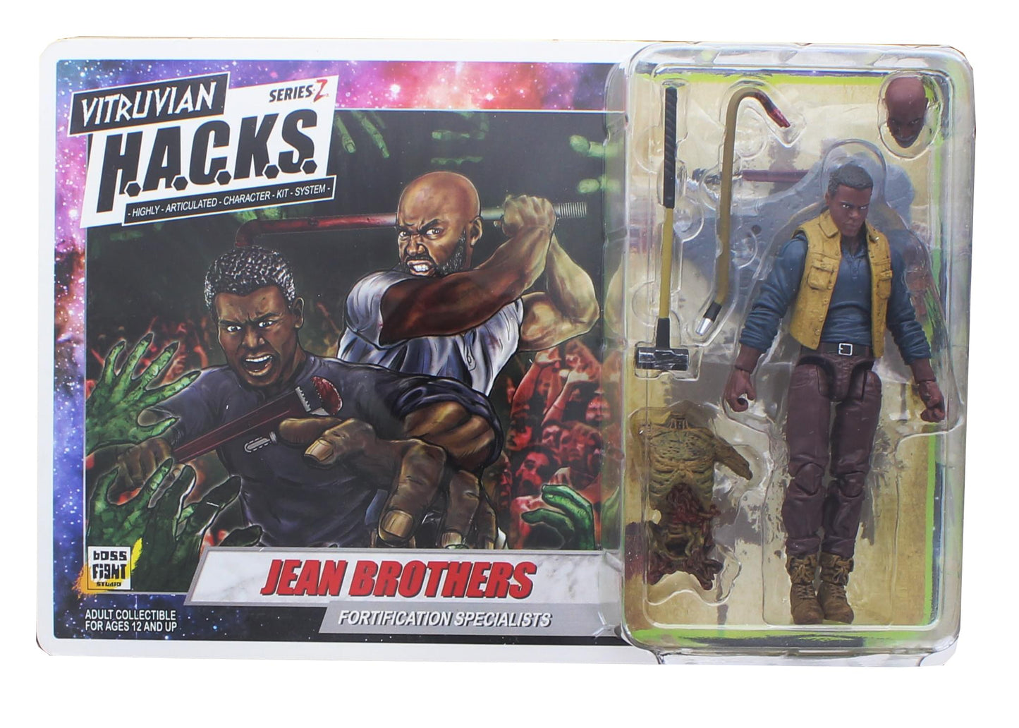 Vitruvian H.A.C.K.S. Series Z Action Figure | Jean Brothers