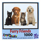 Furry Friends Puzzle 1000 Pieces 27' X 20' Inches