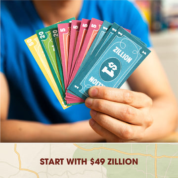 Zillionaires Road Trip Usa: Family Board Game For Kids And Adults, Board Games For Families, Best New Board Games, Great For 2 -