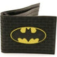 Batman Shield Black Rubber Bifold Wallet