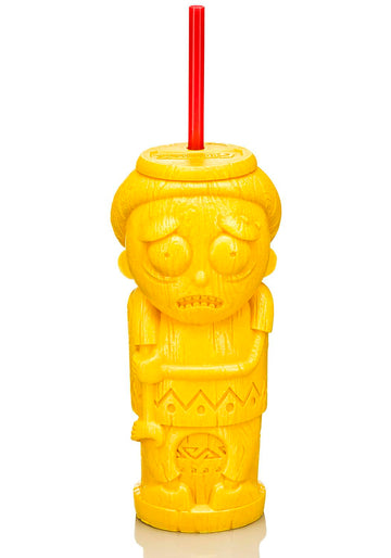 Geeki Tikis Rick And Morty Plastic Tumbler | Morty | Holds 21 Ounces