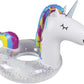 White Glitter Unicorn 4 Foot Inflatable Pool Float
