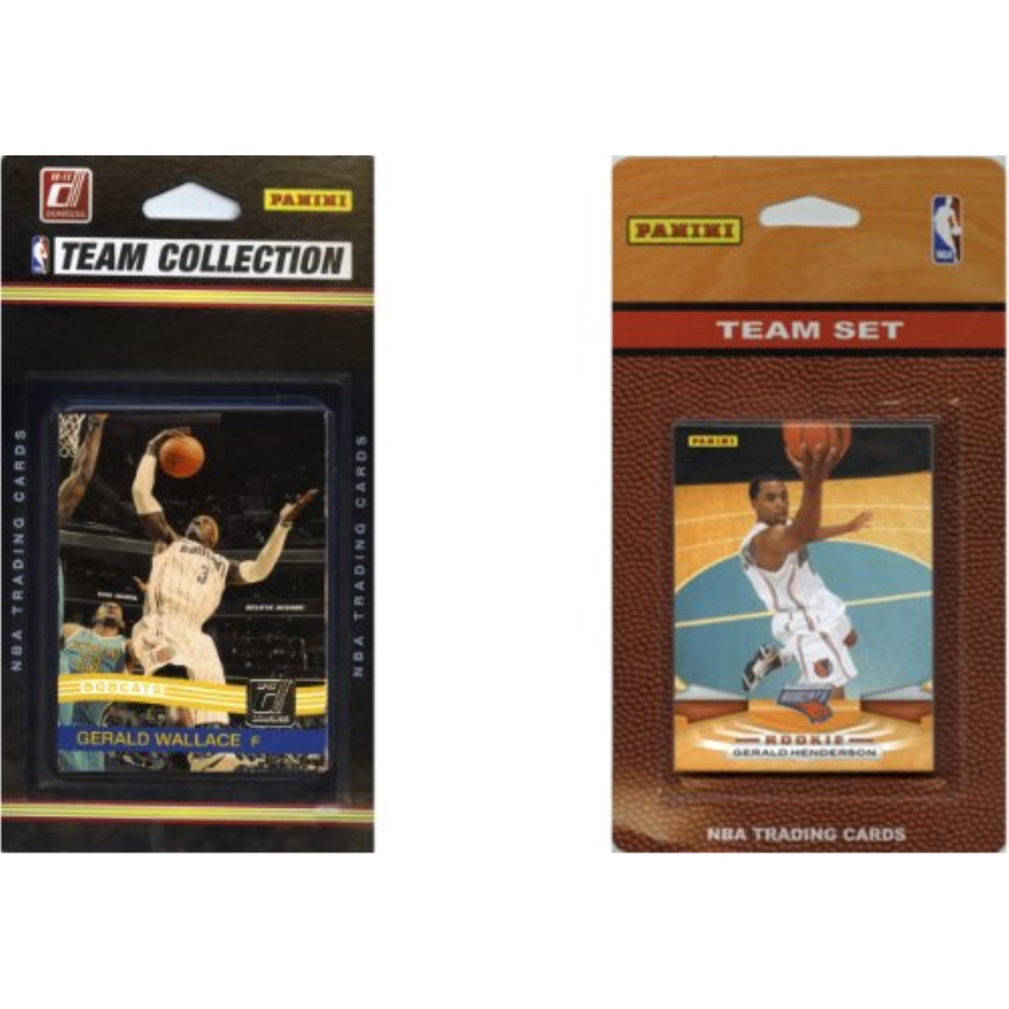 Nba Charlotte Bobcats 2 Different Licensed Trading Card Team Sets