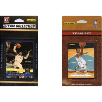 Nba Charlotte Bobcats 2 Different Licensed Trading Card Team Sets