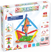 Tinamiri Supermag - Multicolor 45 - Magnetic Building Set, Educational construction fun, 45 piece set, Magnet Toys, 0651