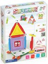 Tinamiri Supermag - House 30 - Magnetic Building Set, Educational construction fun, 30 piece set, Magnet Toys, 0662