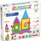 Tinamiri Supermag - House 55 - Magnetic Building Set, Educational construction fun, 55 piece set, Magnet Toys, 0663