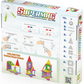 Tinamiri Supermag - House 55 - Magnetic Building Set, Educational construction fun, 55 piece set, Magnet Toys, 0663