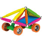 Tinamiri Supermag - Wheels 55 - Magnetic Building Set, Educational construction fun, 55 piece set, Magnet Toys, 0661