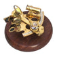 Brass Sextant, Wooden Base