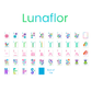 Lunaflor Mahjong Tiles - 160 American Mahjong Tiles