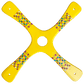 Competition boomerang - Yellow Barcelona Boomerangs.