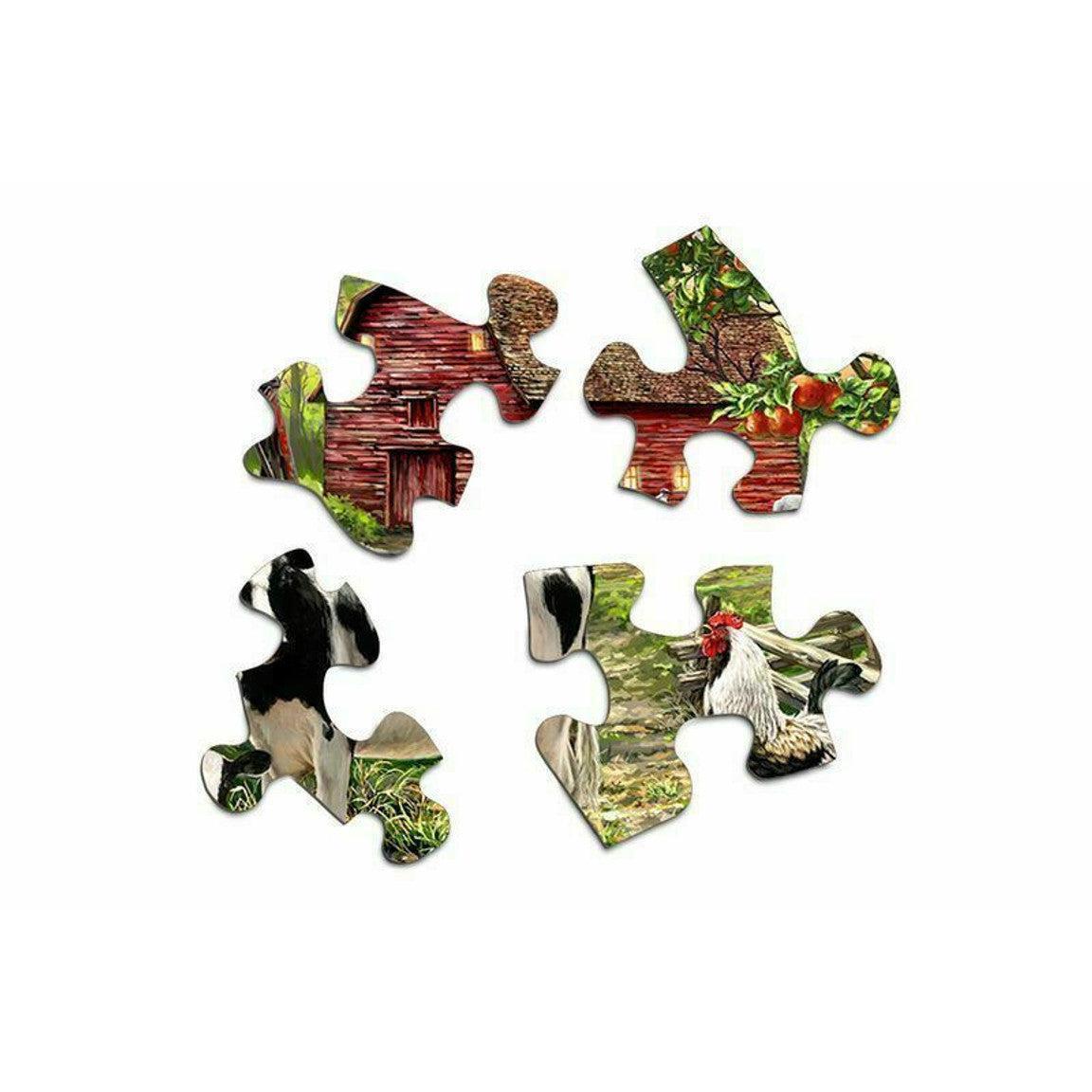Barnyard Animals 500 Piece Jigsaw Puzzle Springbok