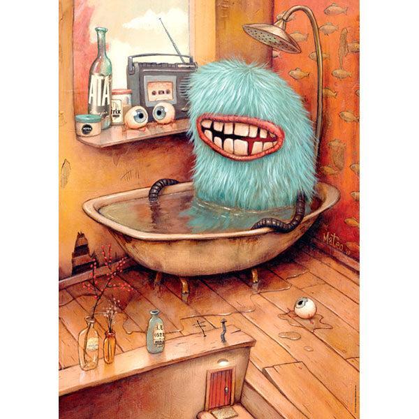 Bathtub Zozoville (Square Box) 1000 Piece Jigsaw Puzzle Heye