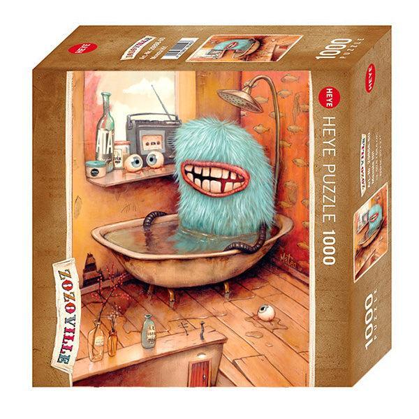 Bathtub Zozoville (Square Box) 1000 Piece Jigsaw Puzzle Heye