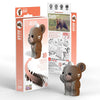Bear 3D Cardboard Model Kit Eugy