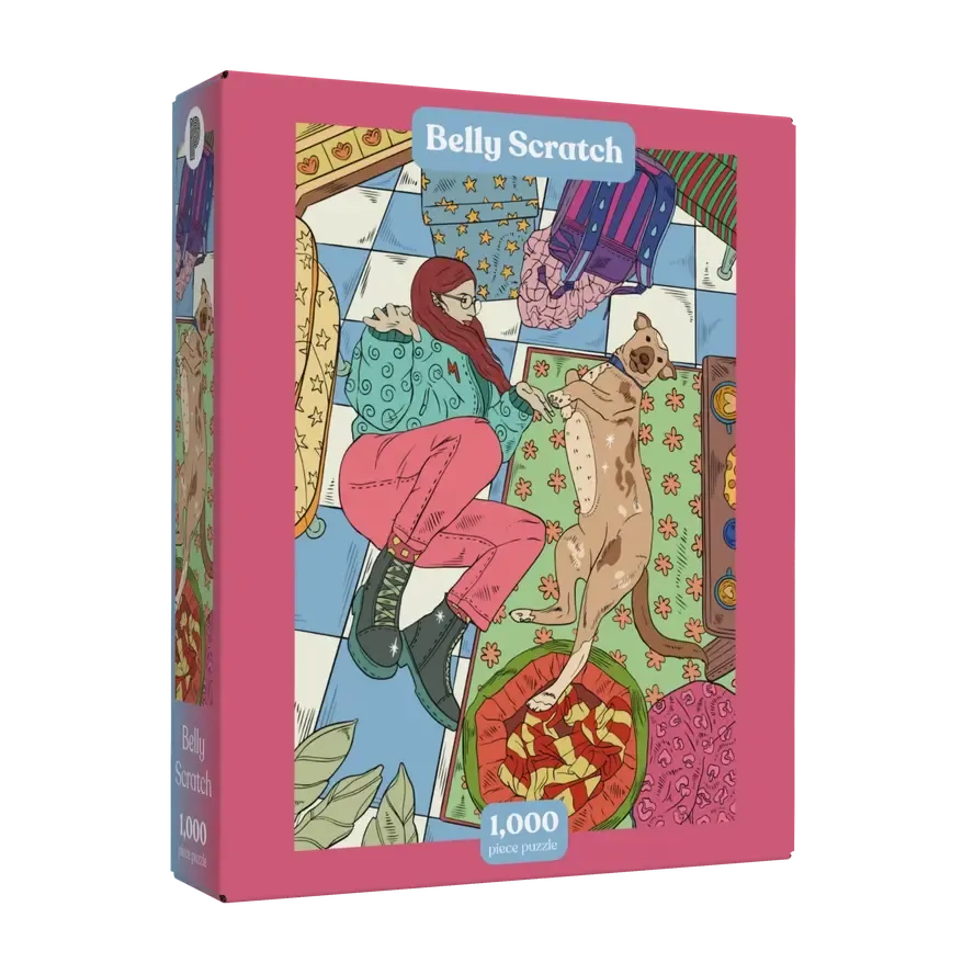 Belly Scratch 1000 Piece Jigsaw Puzzle Puzzledly