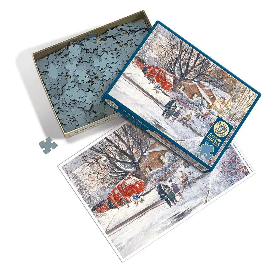 Big Game Tomorrow 500 Piece Jigsaw Puzzle Cobble Hill