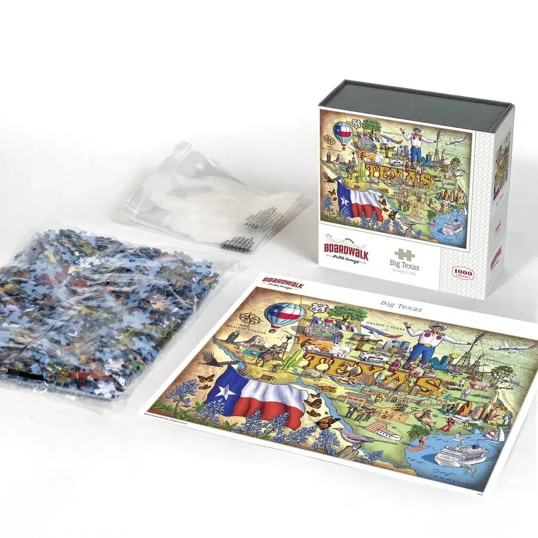 Big Texas 1000 Piece Jigsaw Puzzle Boardwalk