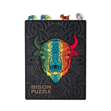 Bison 250 Piece Wooden Jigsaw Puzzle Geek Toys