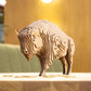 Bison Coin Bank — Wooden Building Kit, 109 Pieces