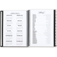 2027 Black Leather Look Weekly Planner Basic Bundle